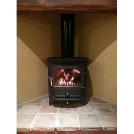 Clearview Vision 500 8kw multi fuel stove