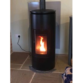 MCZ wood pellet stove on display at Waveney Stoves and Fireplaces