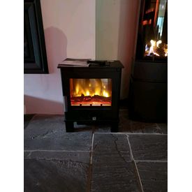 ACR Malvern electric stove at Waveney Stoves and Fireplaces showroom 